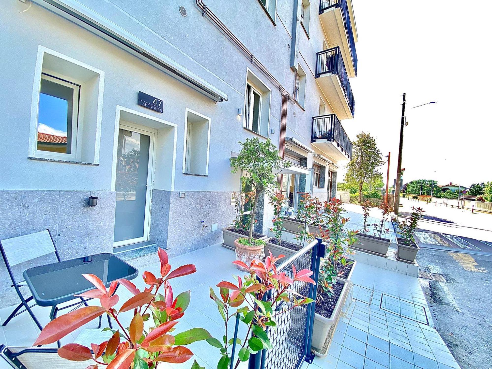Apt Donati Home, Modernita E Comfort Con Parcheggio Gratuito Privato E Spazio Esterno Privato Cassano dʼAdda Extérieur photo
